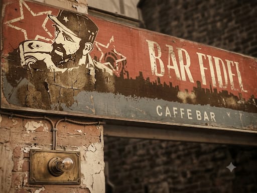 Vývěsní štít Bar Fidel